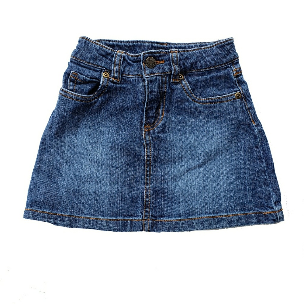 Carters Skirt Size 4 Blue Jean Denim Adjusters